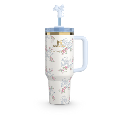 Stanley Quencher Tumbler – LoveShackFancy Holiday Style – 40oz / 1.18L