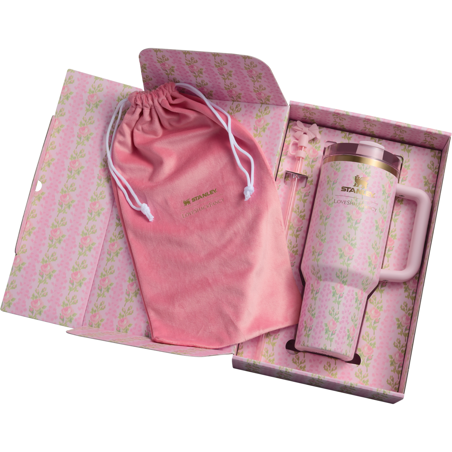 Stanley Quencher Tumbler – LoveShackFancy Style – 40oz / 1.18L