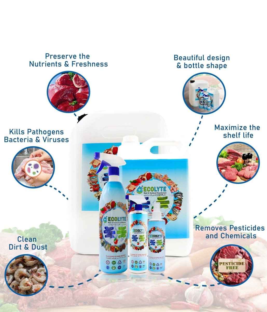 Meat and Seafood Disinfectant for Safe, Clean Cooking