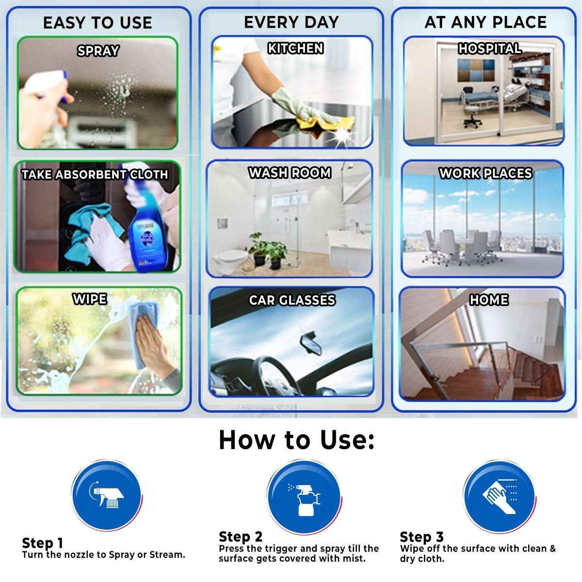 Standard Glass Cleaner - 5 Liter for a Sparkling Clear Finish