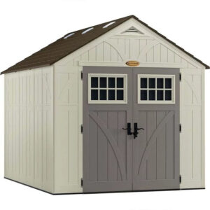Suncast Tremont 8-ft x 10-ft Resin Outdoor Storage Shed with Skylights and Floor Included