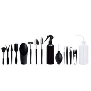Mini Garden Tools Set for Succulents & Bonsai 16-Piece Kit