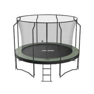 Acon Air 12ft Round Trampoline with Premium Net and Ladder